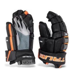 TRUE XC7 Junior Hockey Gloves -True true gloves true xc7 junior hockey gloves black orange 12 28743813496898